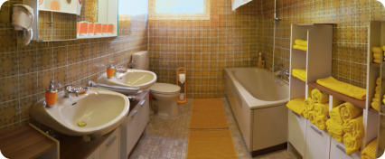 Badezimmer "Flowerpower"
